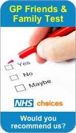 GP friends and family test. Would you recommend us?